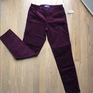Plum Velvet Old Navy Pants